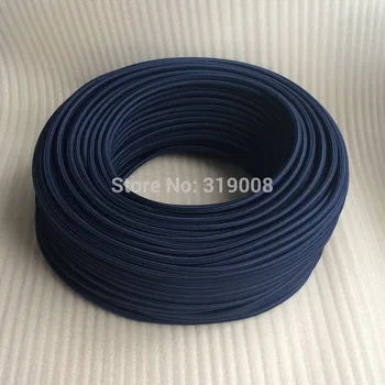

Colorful cord 2 core 0.75mm textile woven cloth covered electric wire