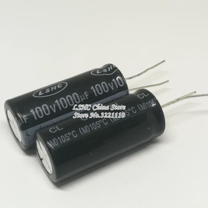 Buy 5pcs 1000UF 100V 18x40mm Aluminum Electrolytic Capacitor 100V 1000UF 18