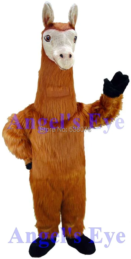 Zachte Lange Haar Pluche Lama Alpaca Mascotte Kostuum Volwassen Grootte Deluxe Lama Fancy Dress Pak Kits Voor Partijen SW1503|kit model|kit riflekit camera - AliExpress