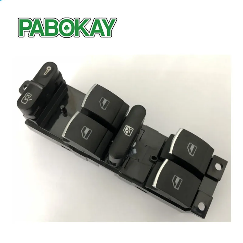 

Chrome Master Window Controller Switch For VW Jetta Golf GTI MK4 Passat B5 Driver Side 3BD959857 3BD 959 857 1998-2005