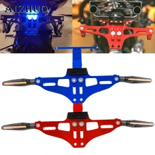 Универсальный держатель номерного знака мотоцикла светодиодный держатель Номера для yamaha ybr 125 600 bandit pcx 150 suzuki gsr 750 honda cbr650f