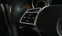 2012-2015 Para Mercedes-Benz Clase W176 W246 Clase B Cubierta Del Volante Interior De Aluminio aleación