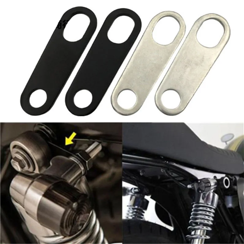 

1PCS Motorcycle Turn Signal Indicator Light Lamp Holder Shock Brackets For Custom Fork Chopper Bobber Universal Motorbike Parts
