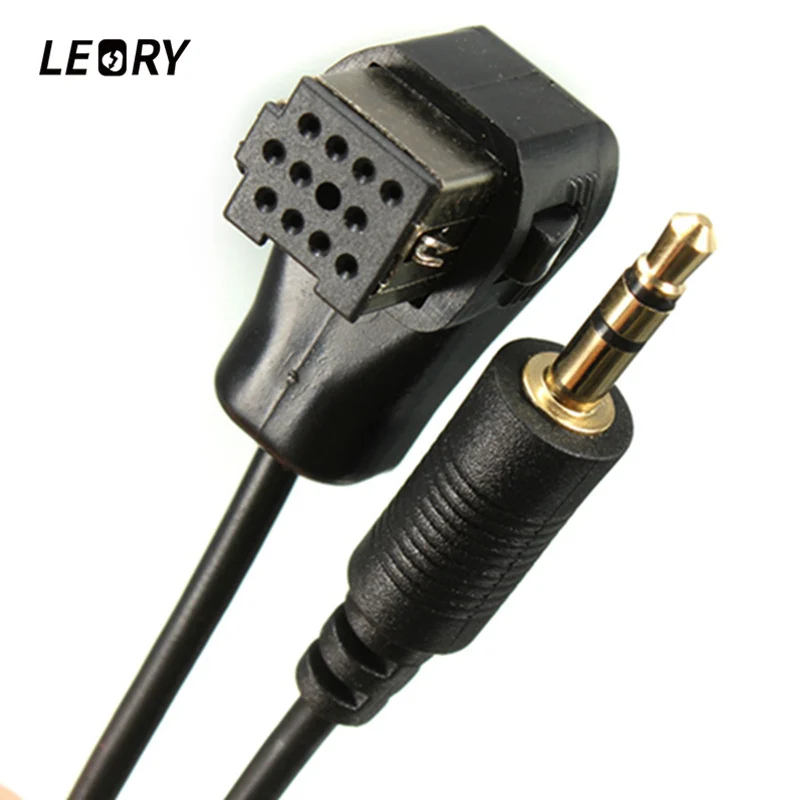 

LEORY 3.5mm Jack Standard Thickness Aux Input Cable Pro for Pioneer Headunit IP-BUS Aux Input Linker Connector Adapter Cord