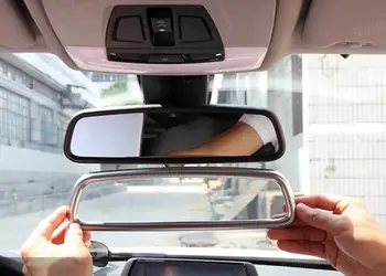 

Chrome Interior Mirror Around Frame Trim For Volvo XC60 S60 V40 V60 S80