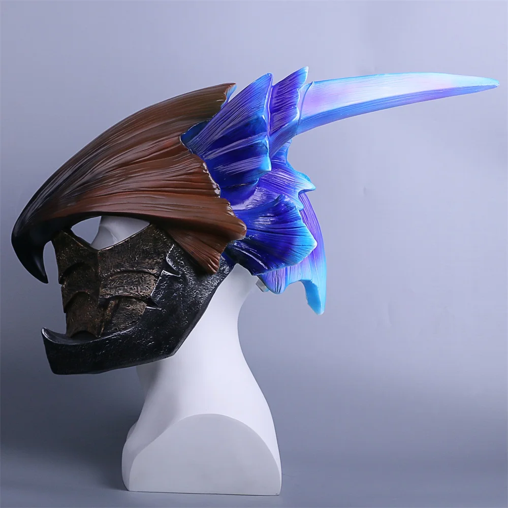 MONSTER HUNTERWORLD Helmet Cosplay legiana helm  Helmets Halloween Masks Props (4)