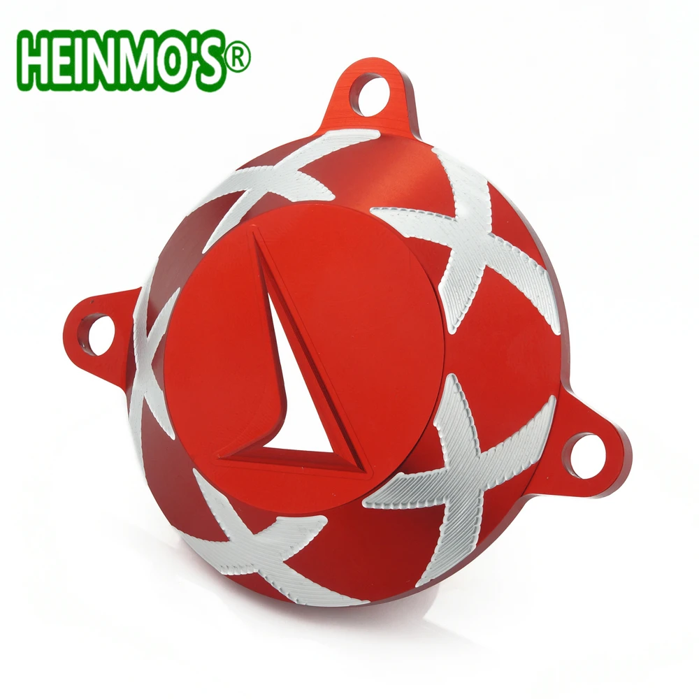 For kymco ak550 Engine Stator Protection Cover  Red (4)