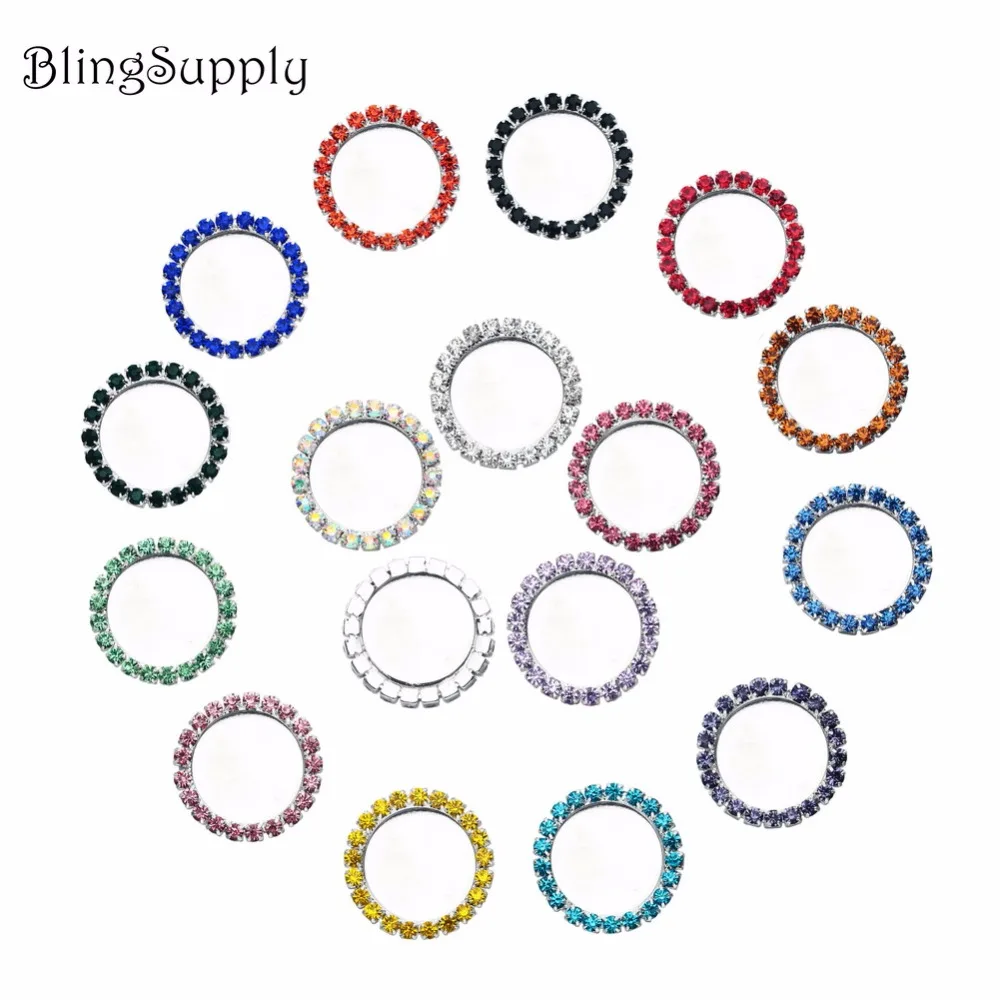

Free shipping 25mm rhinestone button setting can choose styles 100PCS BTN-5494