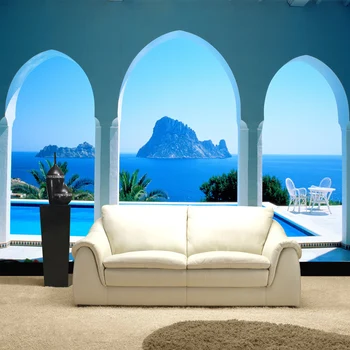 

Frame 5d Papel Murals Nature Scenery 3d wall mural Wallpaper for Sofa background 3d photo mural Wall paper 3d Papel de parede