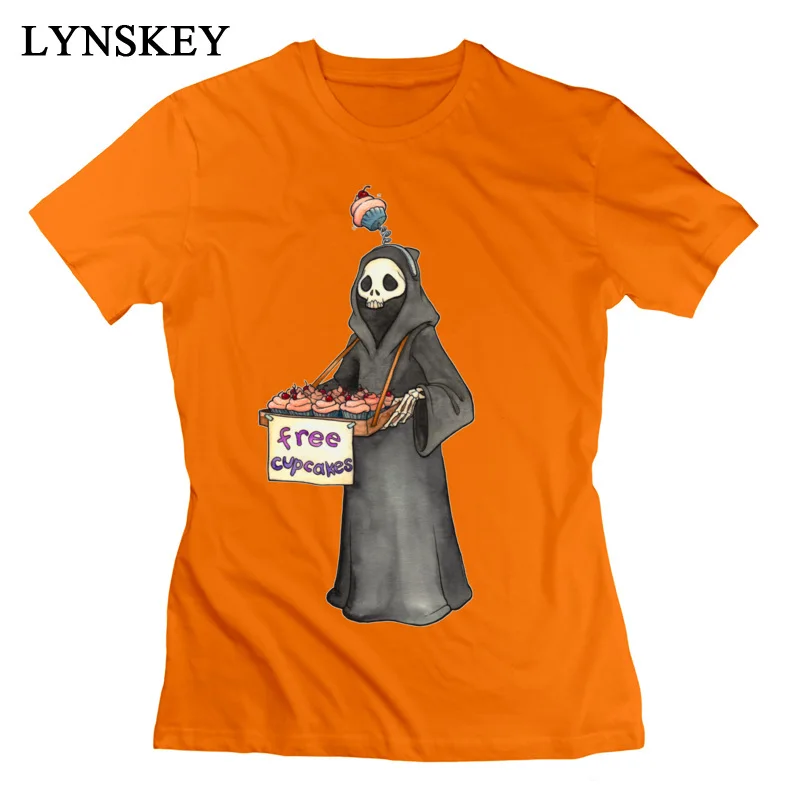 LYNSKEY Women T-Shirts Slim Fit Family Tops Tees Summer Fall 100% Cotton Round Neck Short Sleeve Slim Fit Free Cupcakes Sweatshirts black