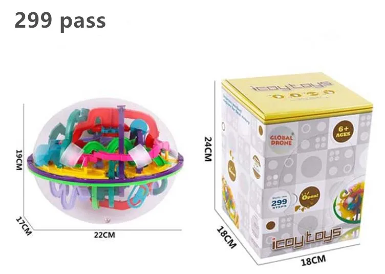 158/299 лабиринт шар 3d лабиринт шарик Пазлы для детей головоломки интеллектуального развития головоломки вызов игрушка игры