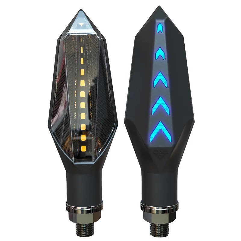 2018 NEW Motorcycle modified Turn signals waterproof turn lights LED direction font b lamp b font
