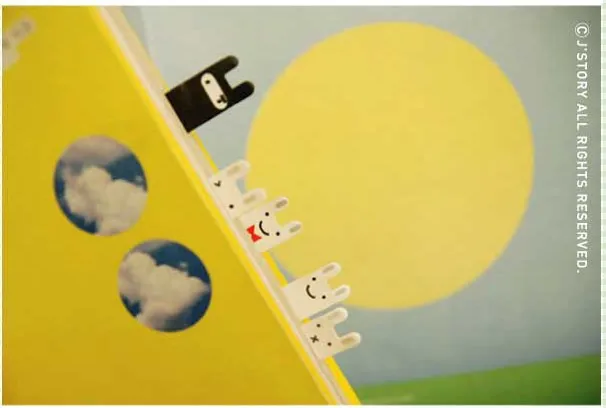 1 шт. милые канцелярские принадлежности с изображением кролика наклейки закладки блокнот Стикеры-флажки случайный цвет