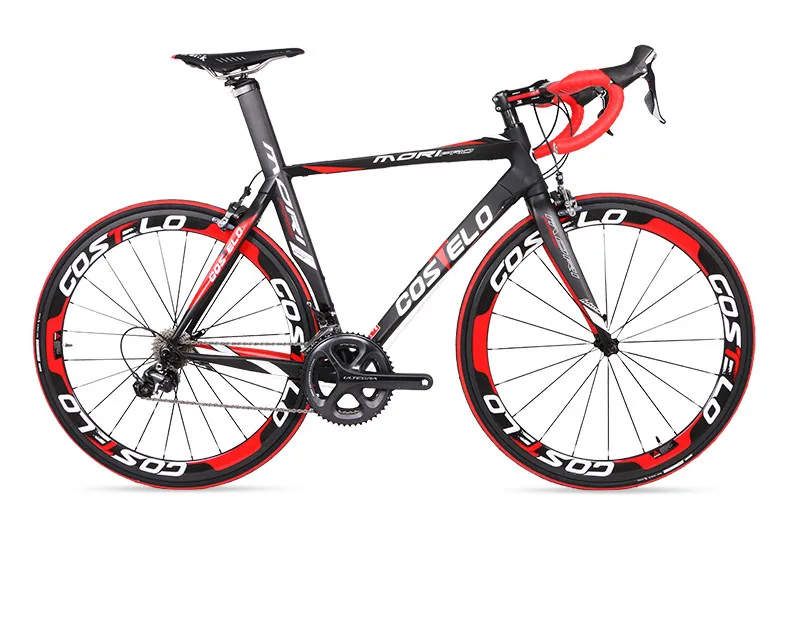 

COSTELO Complete Bikes Carbon Fibre Cycling Complete Bike With Different Groupset Frame Wheels handlebar stem saddle EMS Free