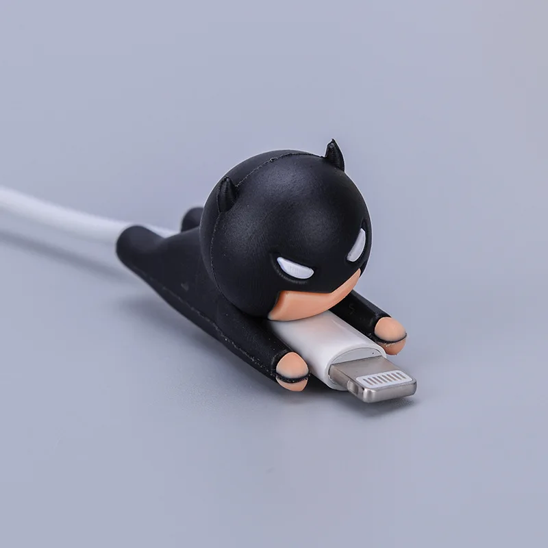 Устройство для намотки кабеля iphone 5 6 7 8 x аксессуар супергероя защита USB передачи