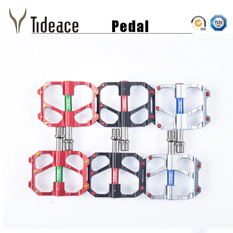 Ультралегкие педали Tideace для дорожного велосипеда 259g горного из алюминиевого