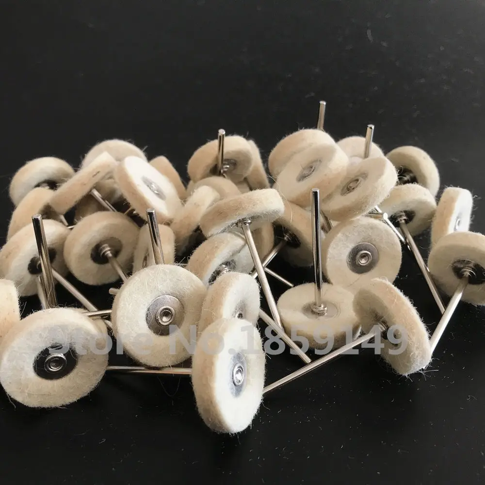 Buy 10pcs/bag Dentist Wool Polishing Buffing Wheels