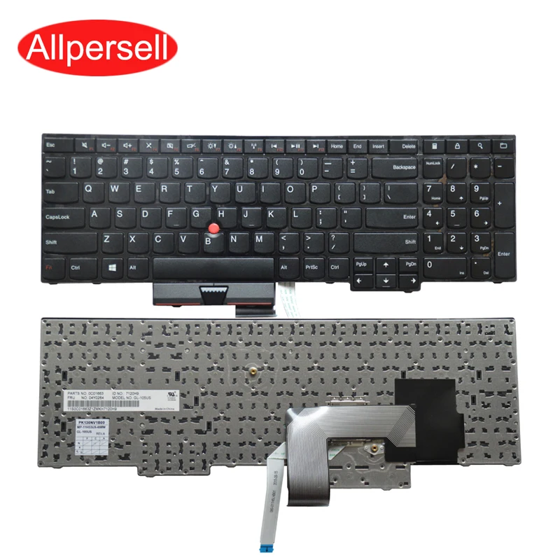 Клавиатура для ноутбука Lenovo Thinkpad E545 E530 E535 E530C Black US Brand New | Компьютеры и офис