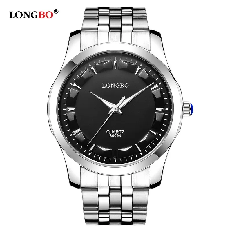 

2017 LONGBO Luxury Quartz Watch Casual Fashion Steel Strap Watches Men Watch Sports Analog Wristwatch Gift 80094