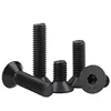 M2 M2.5 M3 M4 toma Allen tornillo 304 A2 de acero inoxidable Grado negro 10,9 hexagonal plana tornillo de cabeza avellanada bolt ► Foto 2/3