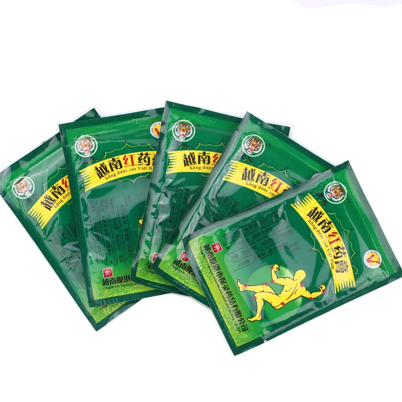 

40 Piece/5 Bags Vietnam Red Tiger Balm Plaster Muscular Pain Stiff Shoulders Pain Relieving Patch Relief Red Tiger Balm Plaster