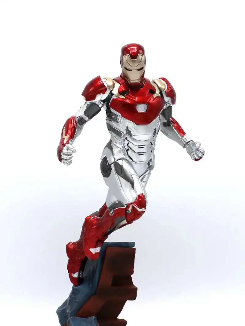 Avengers Captain Marvel 22cm Figure Carol Danvers 110 Statue KO\'s Iron Studios Toys Endgame 4 Spuer Heroine Hero Movie Doll (4)