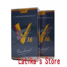Франция vandoren V16 Саксофоны сопрано BB Тростников Сила 2.5#, 3.0# коробка 10