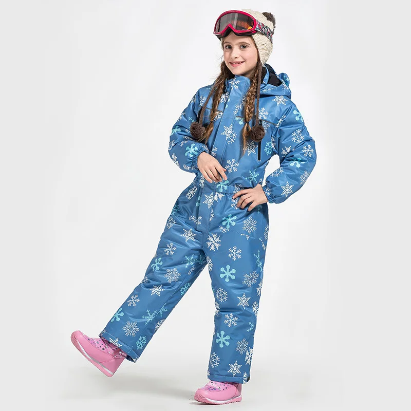 В году, зимний детский лыжный костюм теплый и ветрозащитный антистатический детский сиамский зимний костюм Детская Верхняя спортивная одежда - Цвет: color 3