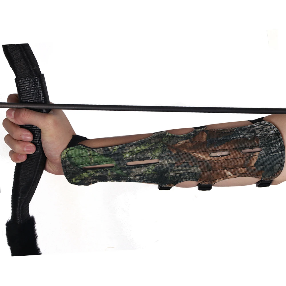 Archery Bow and Arrows Arm Guard Camouflage Oxford Fabric Armguard