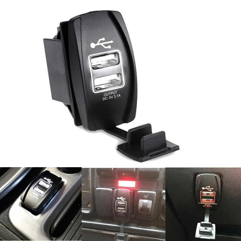 Зарядное устройство для прикуривателя 12 В с двумя USB-портами | Автомобили и