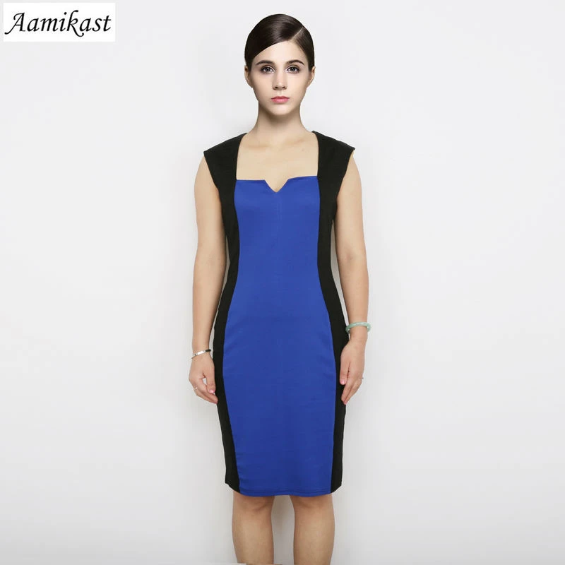 vestido de tubo de fiesta cócteles para mujer, vestido elegante de cuello cuadrado mangas hasta la rodilla, ilusión óptica, bloque de Color, 2021|pencil dress|a dressdress a -
