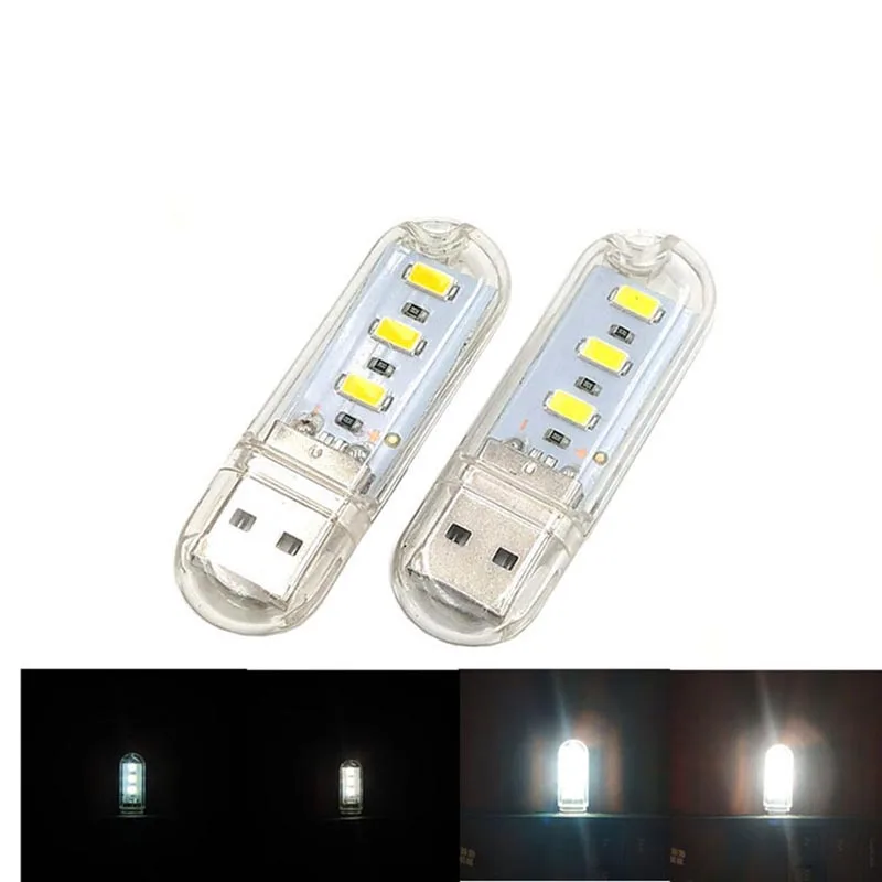 Wasafire 5 шт./лот Usb светодиодный фонарик портативный фонарь лампа белый свет для
