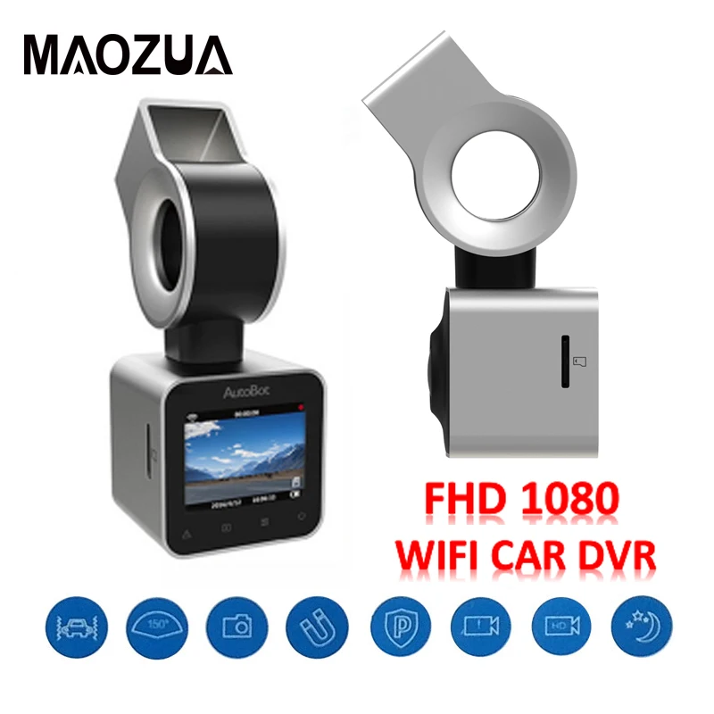 AutoBot G-Sensor Mini Car Camera HD1080P Smart WiFi Car DVR Novatek 96655 WDR Night Vision DashCam Dash Cam цена AutoBot G-Sensor Mini Car Camera HD1080P Smart WiFi Car DVR Novatek 96655 WDR Night Vision DashCam Dash Cam цены онлайн