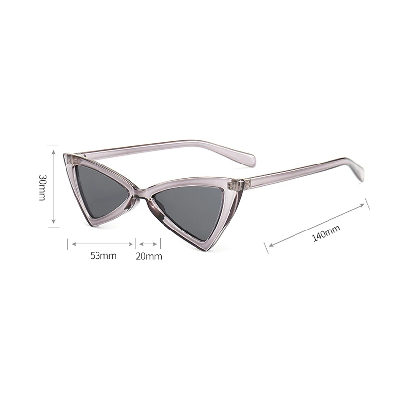 cat eye triangle sunglasses 900012 details (1)