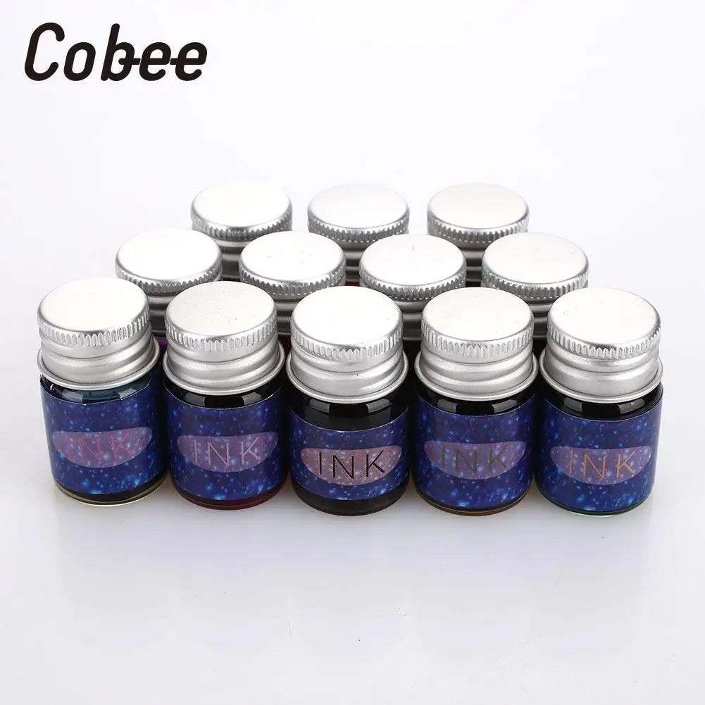

12 Color Painting Ink Non-Carbon Ink School Coloring Writing Creative Novelty