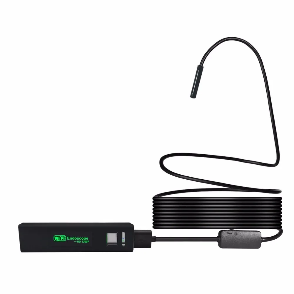 1200P HD WiFi Inspection Camera Endoscope 3.5m Tube 8mm Waterproof 8
