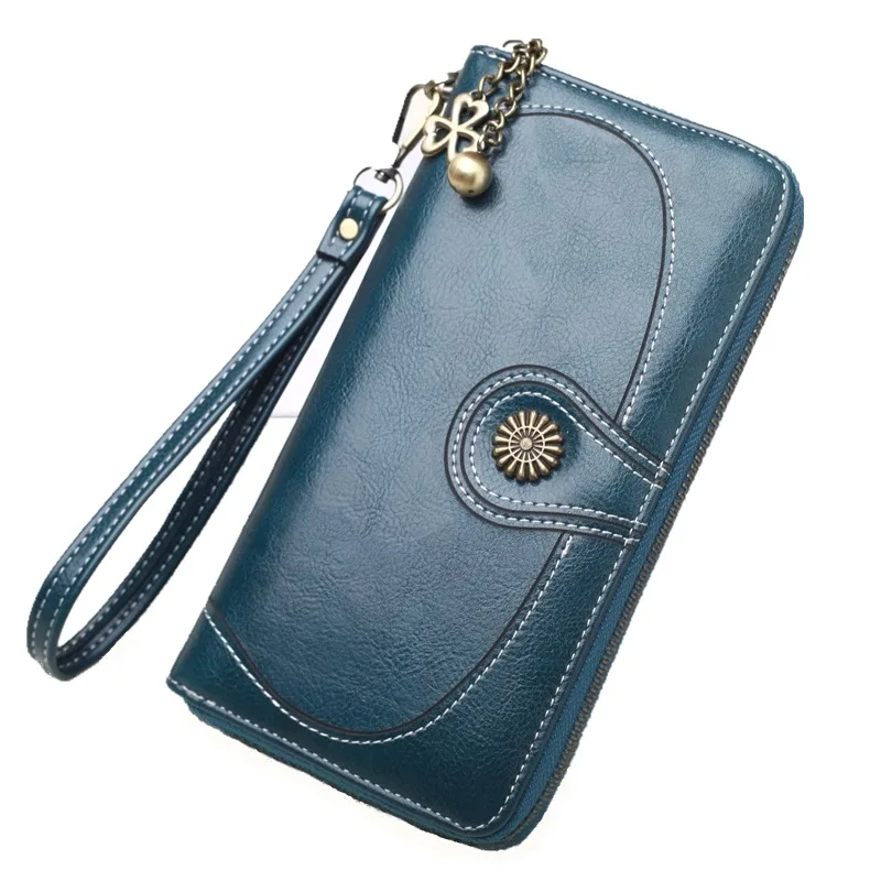 2019 Women Wallets Female Long Brand Zipper Phone Lady Vintage Leather Purse Summer New Purses Woman Wallet Card Holder 219 2019 Women Wallets Female Long Brand Zipper Phone Lady Vintage Leather Purse Summer New Purses Woman Wallet Card Holder 219