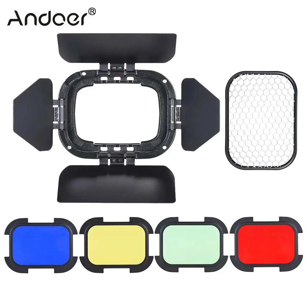 Andoer BD-07 выделенный амбар Съемная дверь медовая расческа сетка 4 цвета фильтры для