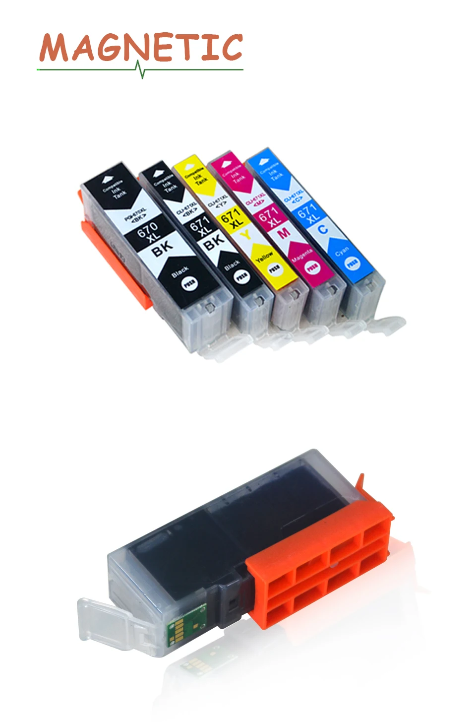 for 670 compatible cartridge 5x