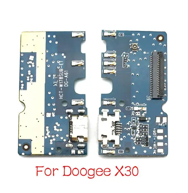 Гибкий кабель для Doogee DG280 F5 S60 X10 X20 X30 X60L Y8 F7 Pro Mix 2 USB разъем для зарядки - Цвет: X30