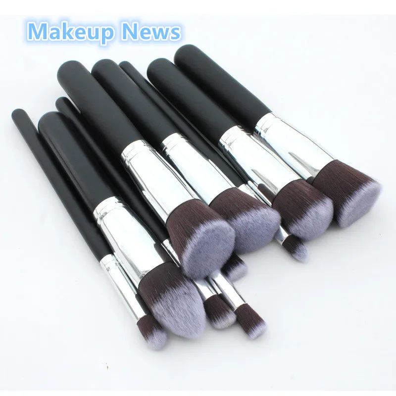 

NEW 10Pcs/set Pro Makeup Blush Eyeshadow Blending Set Concealer Cosmetic Make Up Brushes Tool Eyeliner Lip Brushes makeup base