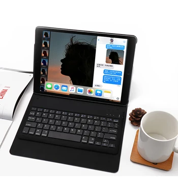 

Bluetooth keyboard 2019 Wireless keyboardKeyboard Holster for IPAD Pro9.7 10.5 inch Leather Tablet Case with Protective Cover