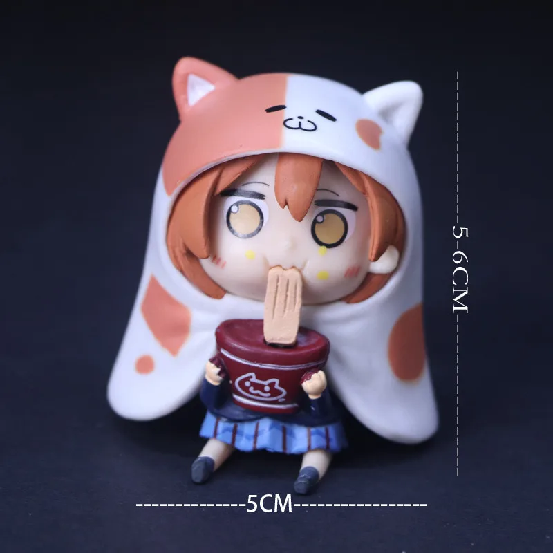 Himouto! Umaru-chan Figures Toys Cute Anime Love Live Umaru Chan Action Figuras Dolls Home Car Decor Q Ver. 5-6cm 9pcs (5)