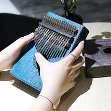 17 клавишный палец Kalimba Mbira Sanza «пианино для больших пальцев» карманный размер начинающих поддерживающая сумка клавиатура Marimba