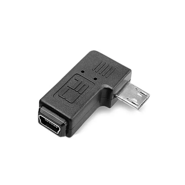 Удлинитель Micro USB 9 мм 90 градусов левый и правый угловой 3. 0 5 контактный переходник