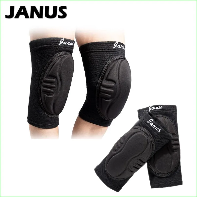 JANUS Thick Knee Pad Sponge Volleyball Dance Skating Climbing Shin