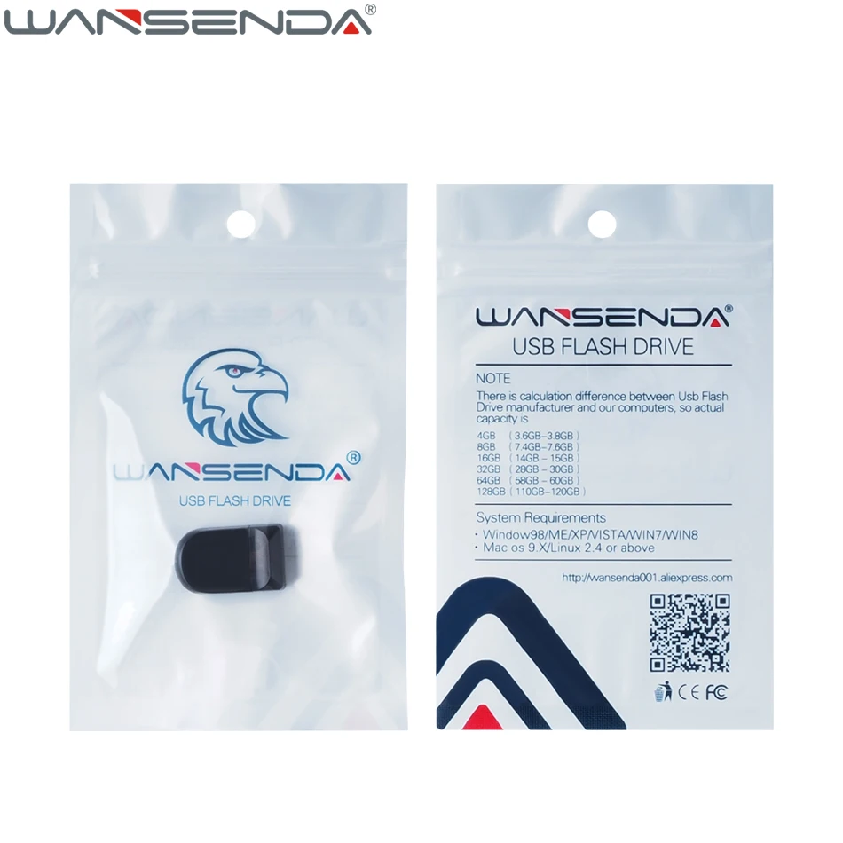 WANSENDA водонепроницаемый Usb флэш накопитель супер мини 8 ГБ 16 32 64 Гб Pendrive USB 2 0 карта