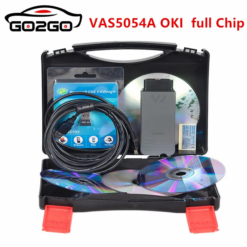 

Specia Sale VAS5054A OKI Chip Newest ODIS 4.41 With Keygen VAS5054 Bluetooth VAS 5054A Support UDS Protocol With Plastic Box