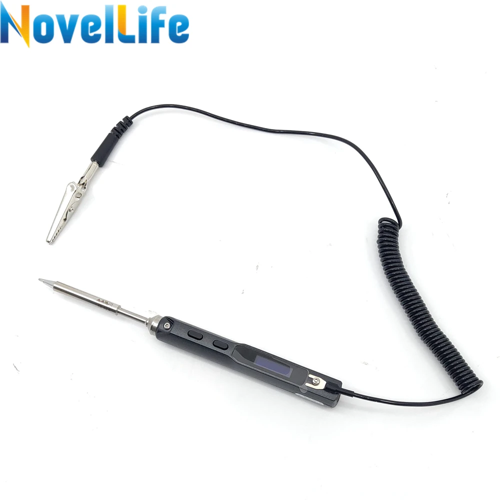 Cable clamp 1.5 Meter Anti static Spring Grounding Wire Clamp Earth Cable Alligator Clip to U Terminal for TS100 TS101 Pine64 Soldering Iron