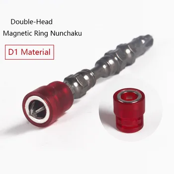

1/5/10pcs Magnet Drive Hardness Double Magnetic Rings Magnetic 65MM Cross Head Screwdriver Bit Double Head Electric Screwdriver